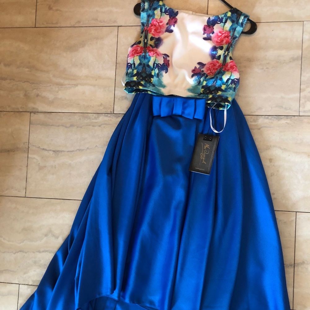 NWT Mac Duggal two piece high low